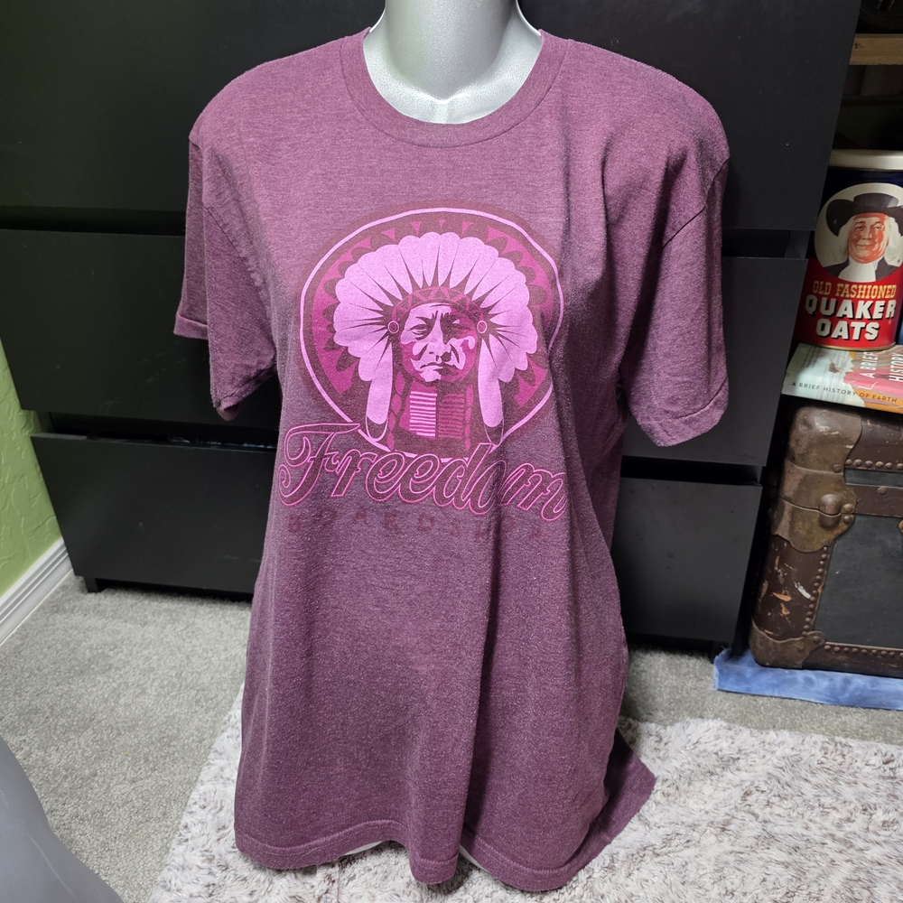 Freedom Boardshop Native American Chief T-Shirt - Unisex Large